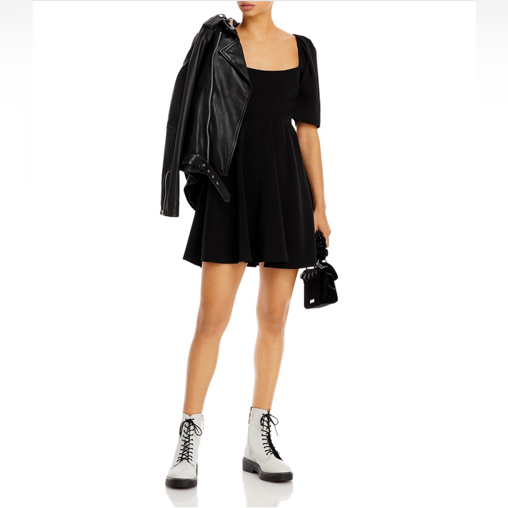 Lucy Paris “Venice” Cutout Black Mini Dress